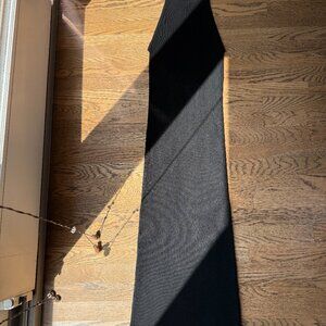 Black Michael Stars cotton cable long dress